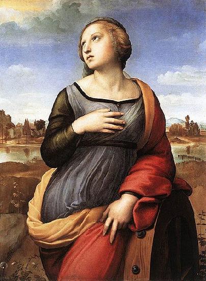 RAFFAELLO Sanzio St Catherine of Alexandria Germany oil painting art